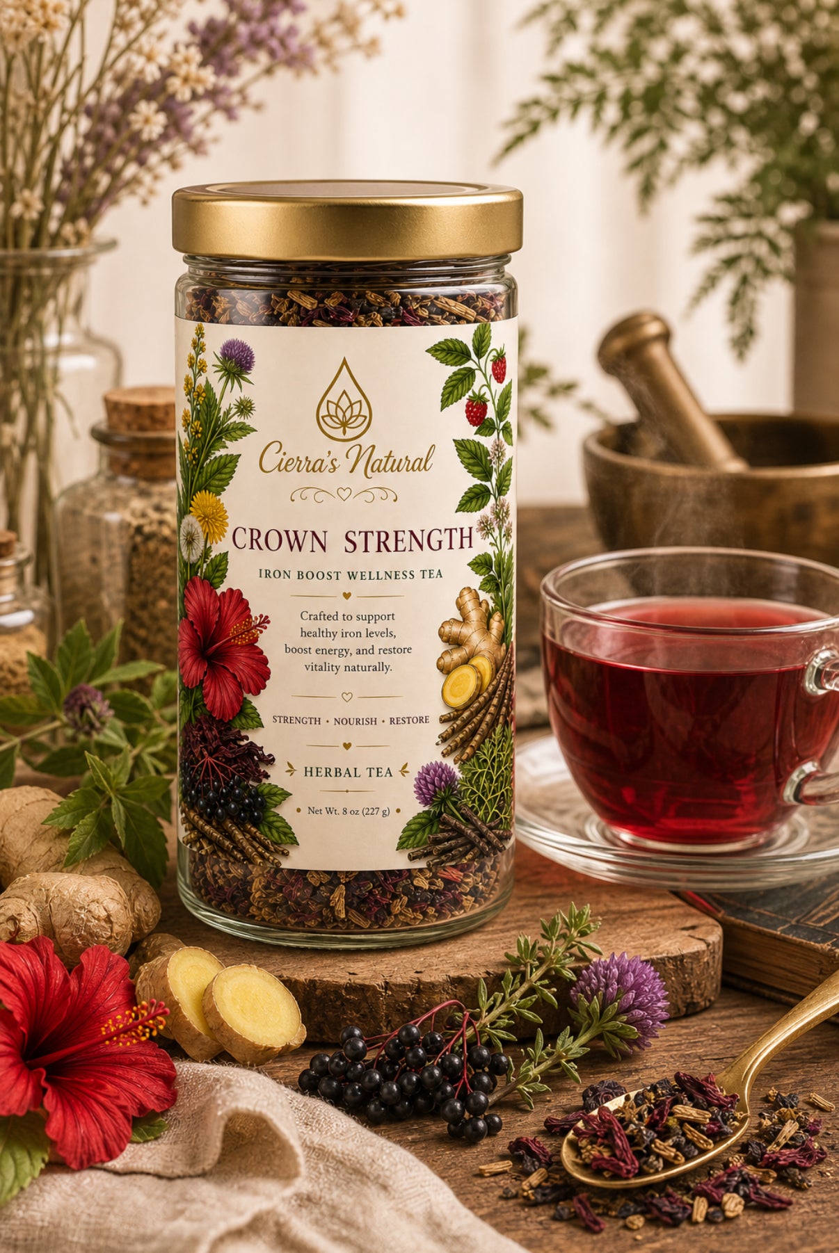 CROWN STRENGTH

Iron Boost Wellness Tea