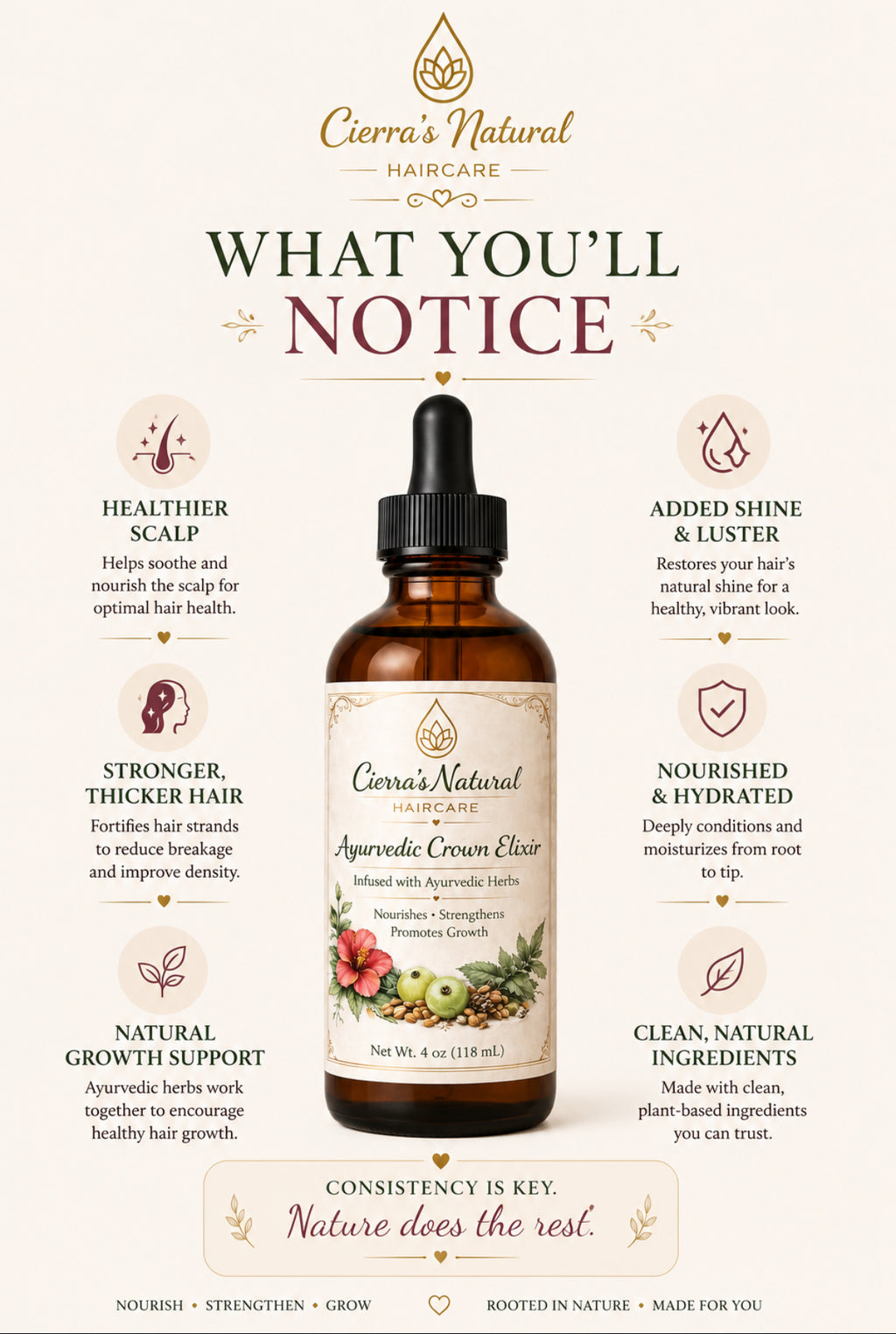 Ayurvedic Crown Elixir Hair Oil