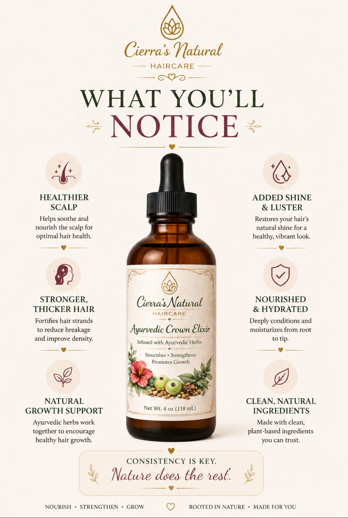 Ayurvedic Crown Elixir Hair Oil