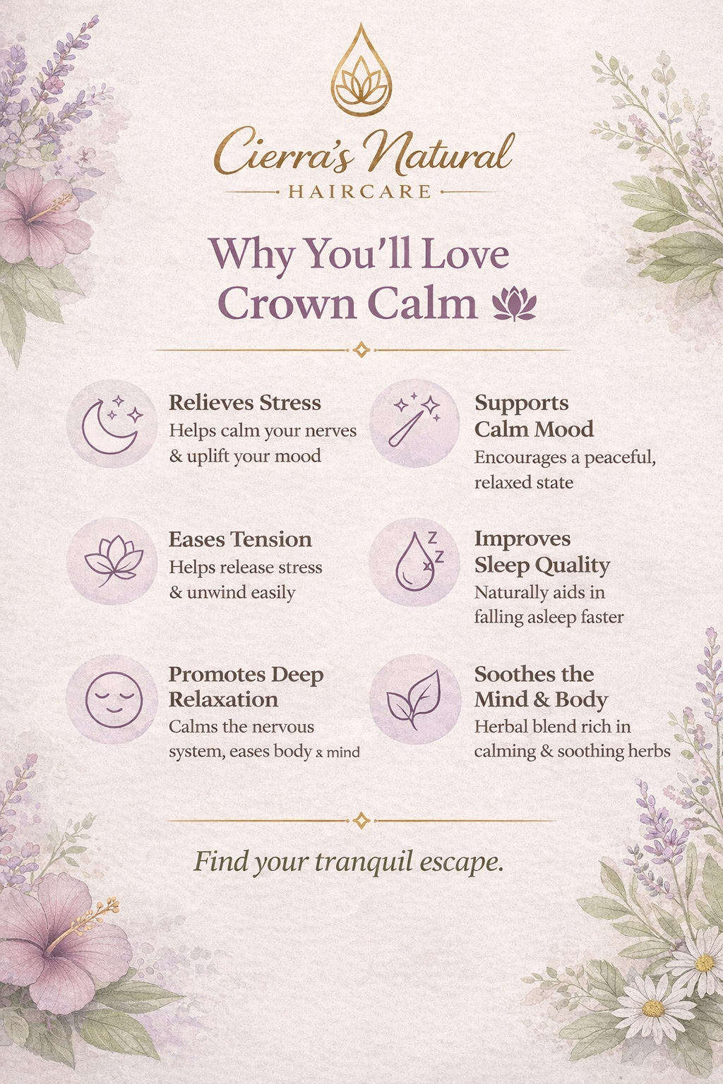 Crown Calm Herbal Tea