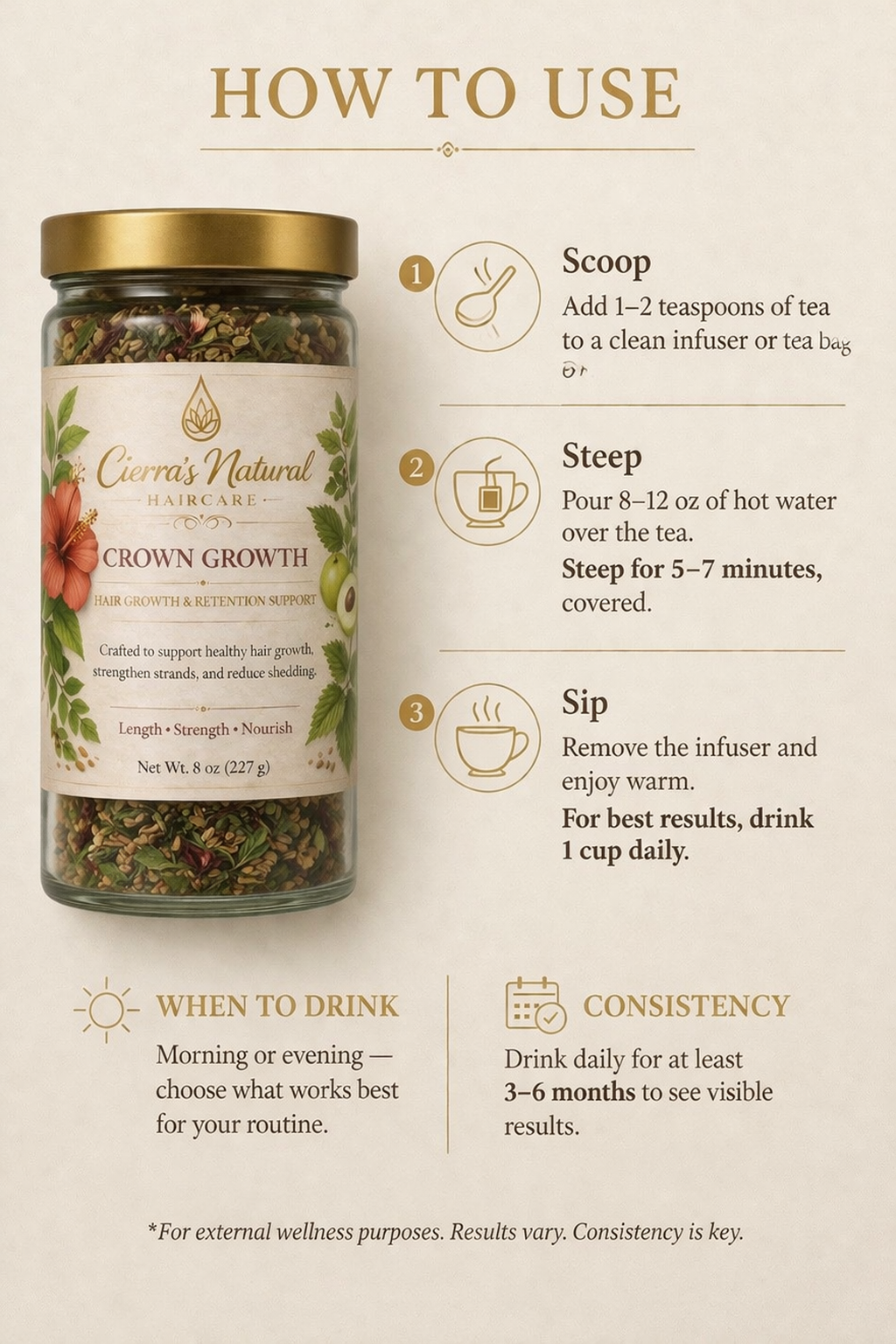 Crown Growth Herbal Tea
