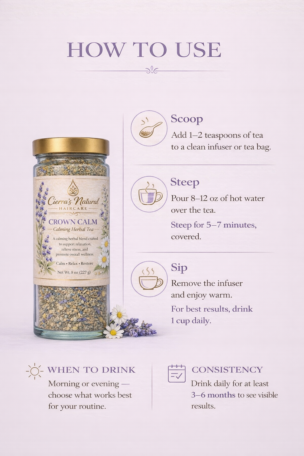 Crown Calm Herbal Tea