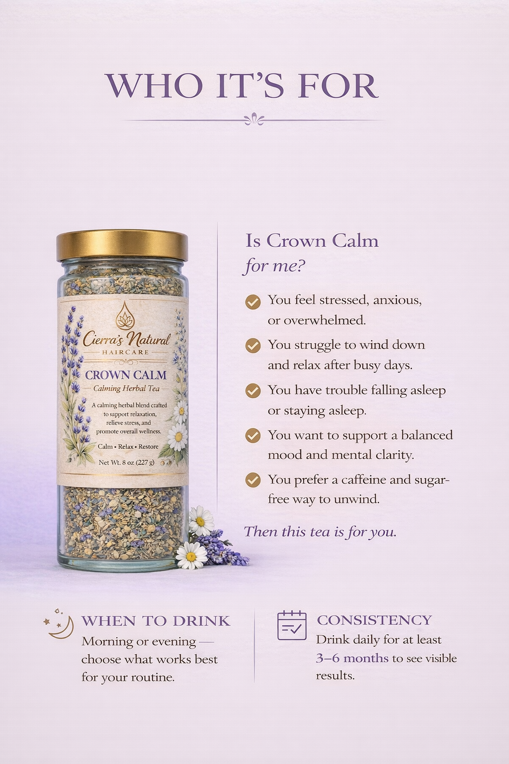 Crown Calm Herbal Tea