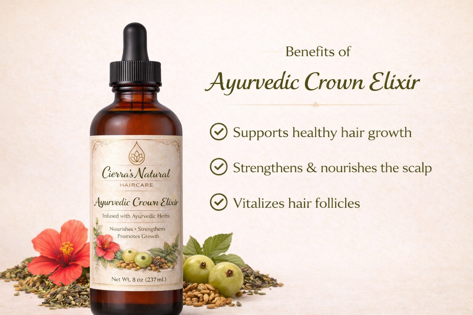 Ayurvedic Crown Elixir Hair Oil