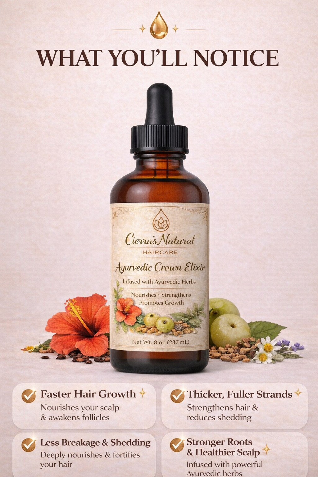 Ayurvedic Crown Elixir Hair Oil